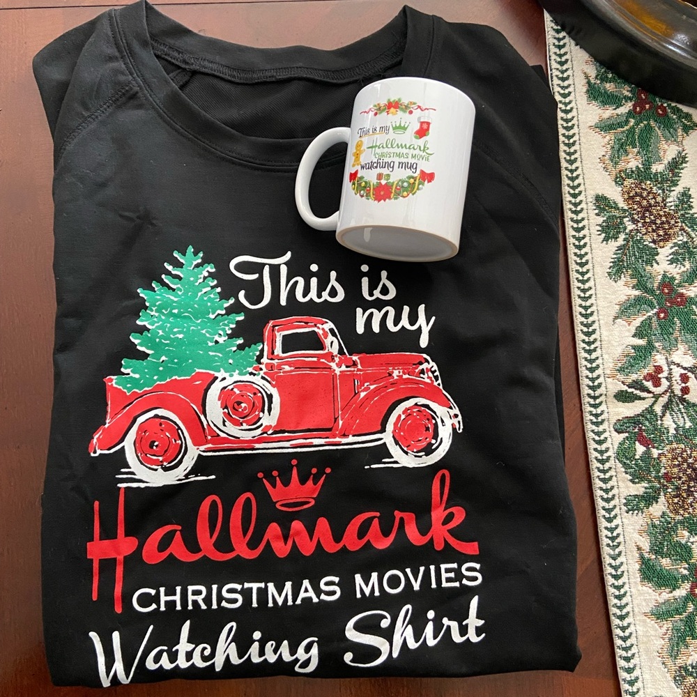 Christmas - Hallmark movie watching sweatshirt
